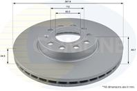 ДИСК ТОРМ VW GOLF V 08-/GOLF VI 08-/SCIROCCO 08-/T