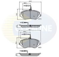 КОЛОДКИ ПЕР PGT 407/607/CIT C6 2.2-3.0/2.0-27HDI 00-