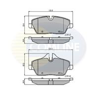 КОЛОДКИ ПЕР BMW E81/E87/MINI ONE/COOPER 04-