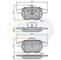 Колодки дисковые (КОЛОДКИ ПЕР VW SHARAN/GALAXY/ALHAMBRA 95-10)