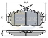 Колодки дисковые (КОЛОДКИ ПЕР NIS ALMERA II/PRIMERA 96-)