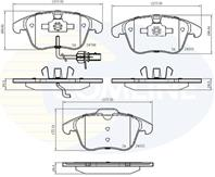 КОЛОДКИ ПЕР AUDI A4 A5 1.8TFSI 2.0TDI 2.7-3.2TDI 07-