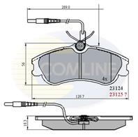 Колодки дисковые (КОЛОДКИ ПЕР CIT BERLINGO 96-02/XSARA 1.4-2.0 16V/HDI 97-00)