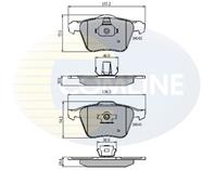 Колодки дисковые (КОЛОДКИ ПЕР VOL XC90 2.5T3.2D5T6V8 02-)