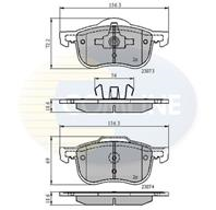 Колодки пер vol s60/s80/v70 00-