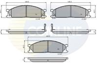 Cbp3863 колодки пер nis bluebird 1.8/2.0 84-88,страна ввоза-соединенно