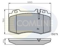 Колодки пер mer w163/w215 99-/w220 -01