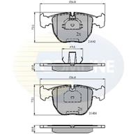 Колодки пер bmw e39 4.0/e38 4.0/x5 e53 94-