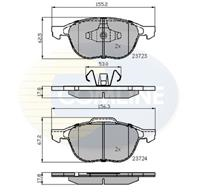 КОЛОДКИ ПЕР FRD KUGA 08- MAZ 3 03- 5 05-