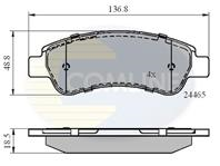 КОЛОДКИ CIT RELAY VAN 06 - FIAT COMMERCIAL DUCATO 06 - PGT COMMERCIAL BOXER VAN 06