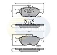 КОЛОДКИ ПЕР FRD FIESTA V 01- FUSION 02- MAZ 2 03-