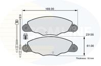 КОЛОДКИ ПЕР CIT XANTIA/XM/PGT 406/605 2.0HDI-3.0 V