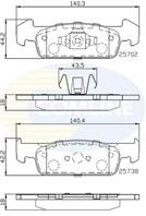 КОЛОДКИ DAC SANDERO 12- DAC LOGAN 12-