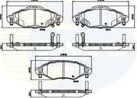 КОЛОДКИ ПЕР TOY YARIS 1.0 1.3 1.4D-4D 99-