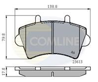 Колодки пер opl movano 98-/ren master ii 98-/nis interstar 1.9tdi-3.0d