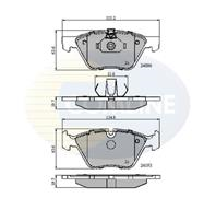 КОЛОДКИ ПЕР BMW E81 E82 E87 E88 123D 130I 05-