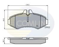 КОЛОДКИ MER V CLASS 96 - 03/MER COMMERCIAL VITO VAN 96 - 03