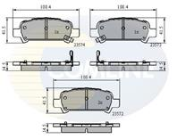 КОЛОДКИ ЗАД SUB FORESTER IMPREZA LEGACY III LEGACY IV OUTBACK 2.0 2.5 3.0 97-03