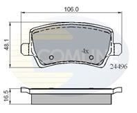 КОЛОДКИ ЗАД FRD GALAXY 2.0 TDCI 2.2TDCI 10- S-MAX 2.0 TDCI 10- VOL S60 II 10- XC60 08-