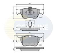 КОЛОДКИ MER C CLASS 94 - 01/CLK 97 - 02/E CLASS 95 - 03/SLK 96 - 04