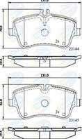 КОЛОДКИ ПЕР MER W203