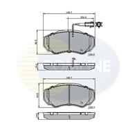 КОЛОДКИ CIT RELAY Van 96 -/FIAT Commercial Ducato 01-/PGT Commercial Boxer Van 00 ->
