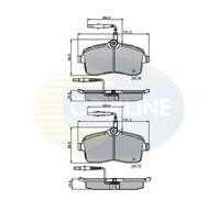 Колодки дисковые (КОЛОДКИ ПЕР PGT 407 1.8/2.0/1.6HDI/2.0HDI 04-)