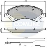 Колодки пер frd transit/tourneo 06-