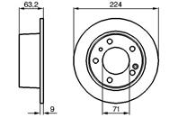 0 986 479 423_диск тормозной передний! Toyota Avensis 2.4/2.0D-4D 03&gt