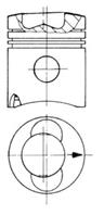 Поршнекомплект Deutz F3/4/5/6 L913 d102.0 STD KS