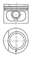 93 876 620_поршень! d81x1.5x1.75x3 +0.5 Audi 80/100  VW Golf/Passat 1.8 82-00