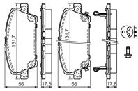 0 986 494 136_=1205 02 [45022SMGE00] !колодки дисковые п. Honda Civic VII 1.3/1