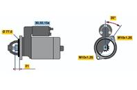 Свеча накаливания 0250201039 от компании BOSCH