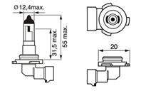 1 987 302 083_лампа! (H10) 12V 42W PY20d