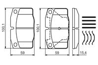 Колодки тормозные OPEL KADETT E/DAEWOO NEXIA 8v R13 передние