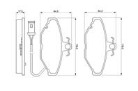 Барабанные тормозные колодки 0986487633 от производителя BOSCH