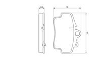 0 986 424 570_[98735193903] !колодки дисковые п. Porsche Boxster 987 2.7i/Cayma