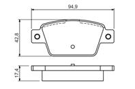 Колодки торм.зад. ar mito fiat bravo stilo delta