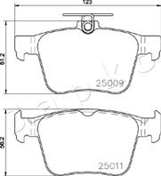 Тормозные колодки audi/skoda/vw 12-