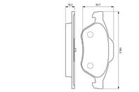 0 986 494 034_=962 00=FDB1440 !колодки дисковые п. Renault Laguna II 1.6i/1.8i/