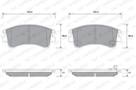 Колодки тормозные mazda 6 (gggy) дисковые (кт 4 шт.) ween