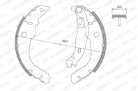 Колодки тормозные барабанные Citroen C2,DS3. Peugeot 207