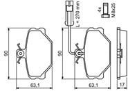 Колодки диск.пер._Fiat Tempra/Tipo 1+4-1+6 (89-96)