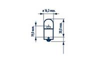 Лампа фонаря BA15s 24V R5W Heavy Duty