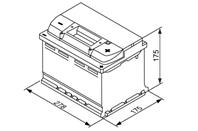 Аккумулятор S4 EFB 12V 65Ah 650A 278х175х175 Полярность 0 Клеммы 1 Крепление B13