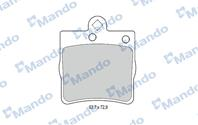 Колодки тормозные MERCEDES W202,W203,W209,W210,R171 CHRYSLER задние (4шт.) MANDO