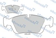 Колодки тормозные BMW E36,E46,Z3,E36,Z4,E85 (98-) передние (4шт.) MANDO