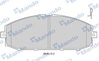 Колодки тормозные NISSAN Patrol (2.8D4.2D) (97-10) передние (4шт.) MANDO