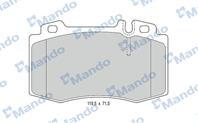 Колодки тормозные MERCEDES W163 (98-05),W220 (98-05),W129 передние (4шт.) MANDO