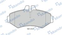 Колодки тормозные MERCEDES W463,Sprinter (97-) VW LT (96-02) задние (4шт.) MANDO